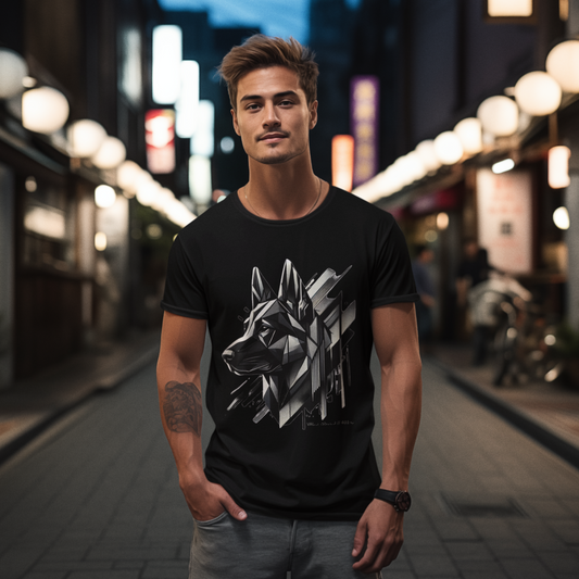 Men's Forgeline Graphic German Shepherd Tee | GSD Streetwear Style T-Shirt