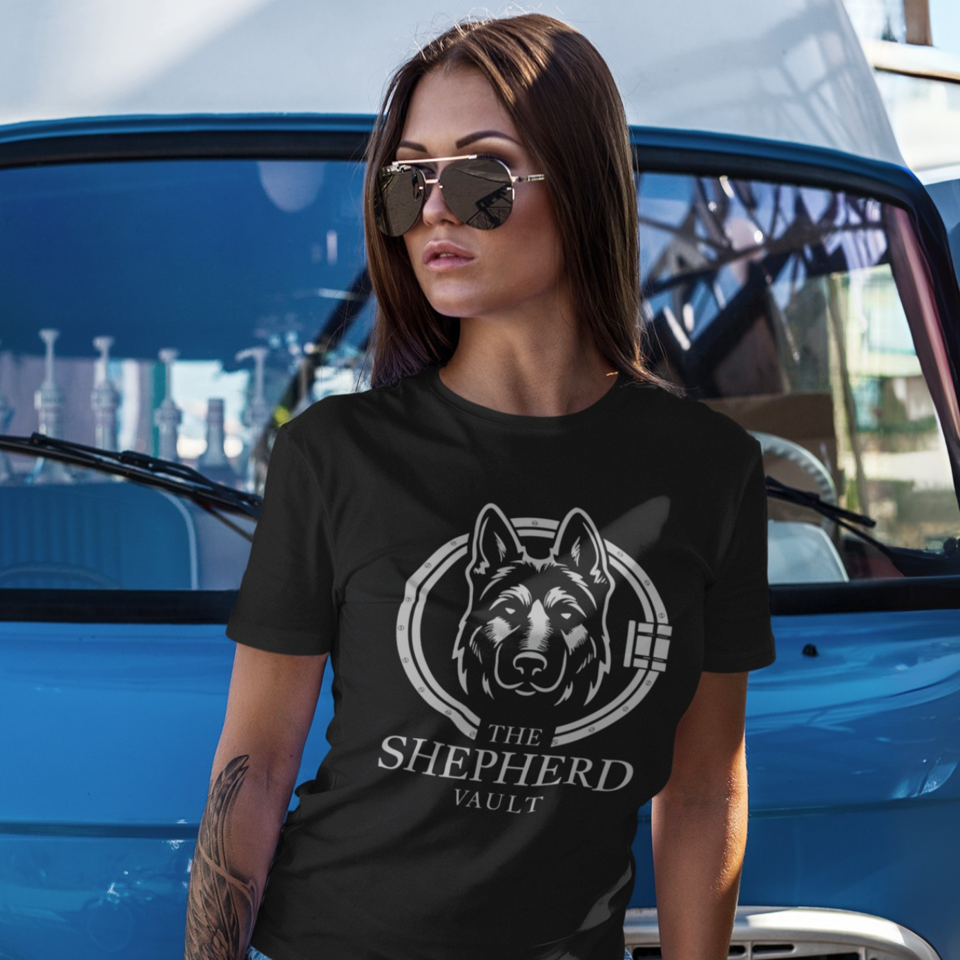Women's Vault Standard Tee | Premium GSD Apparel | The Shepherd Vault