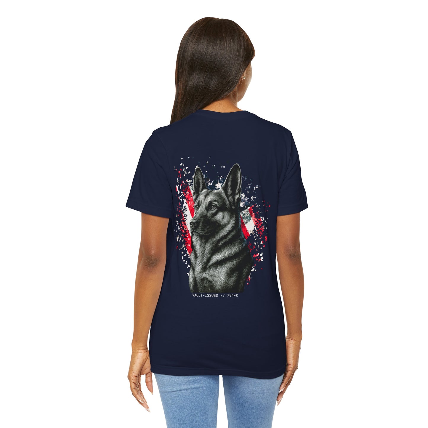 Women's Guardian Tee | Patriotic GSD Shirt
