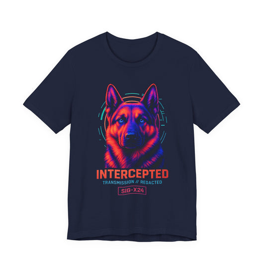 Women's Intercepted Tee | Graphic Tee for GSD Lovers and Streetwear Fans