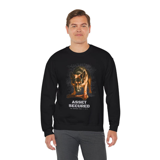 Men's Asset Secured Sweatshirt | Cool GSD Crewneck | German Shepherd Lover Gift