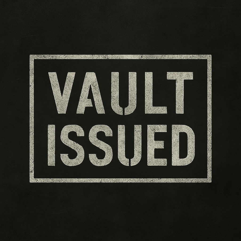 VAULT ISSUED