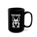 Protocol Mug - Black | German Shepherd Lover Gift