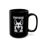 Protocol Mug - Black | German Shepherd Lover Gift