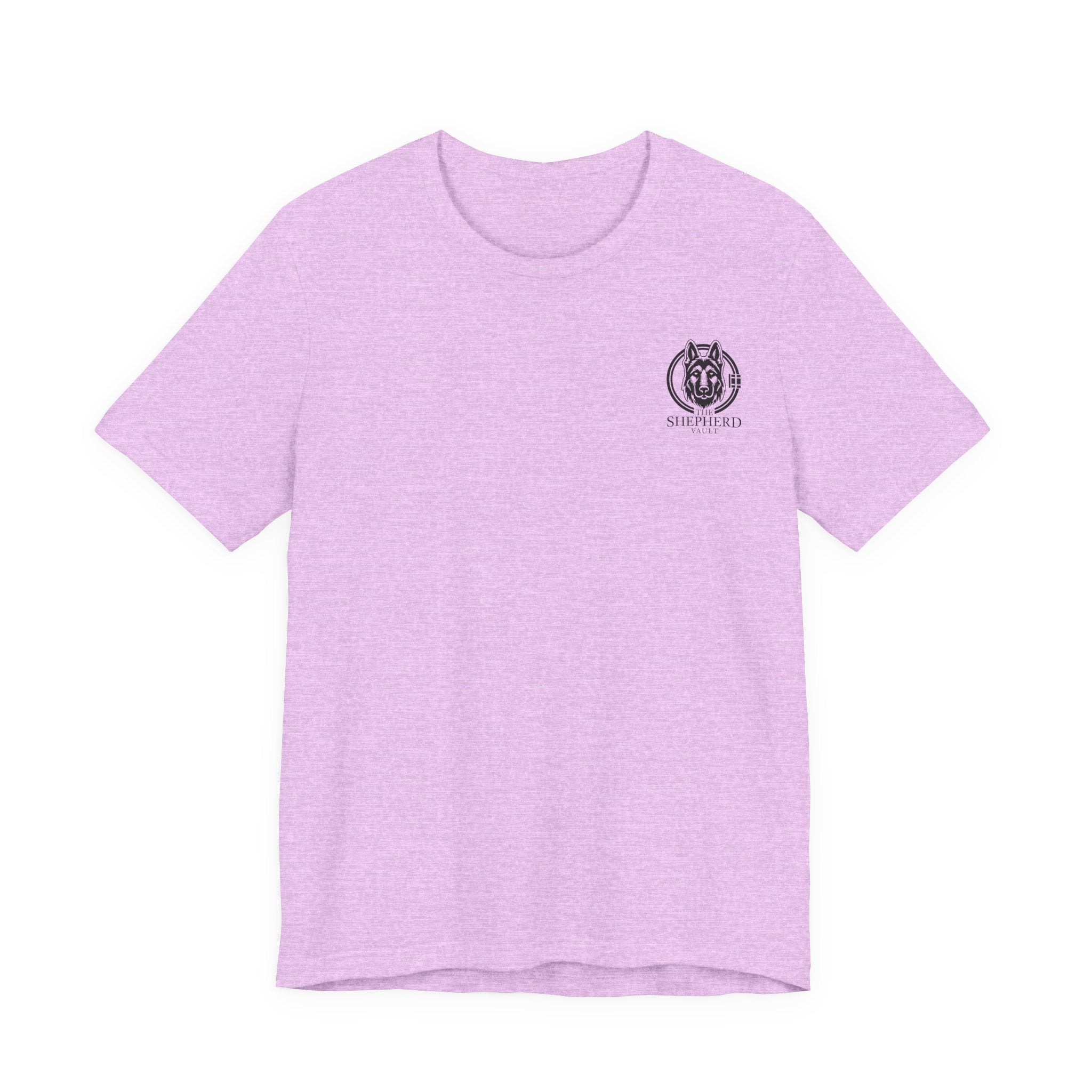 Men's Shepherd Tee | Bold Vertical 'SHEPHERD' with GSD Design