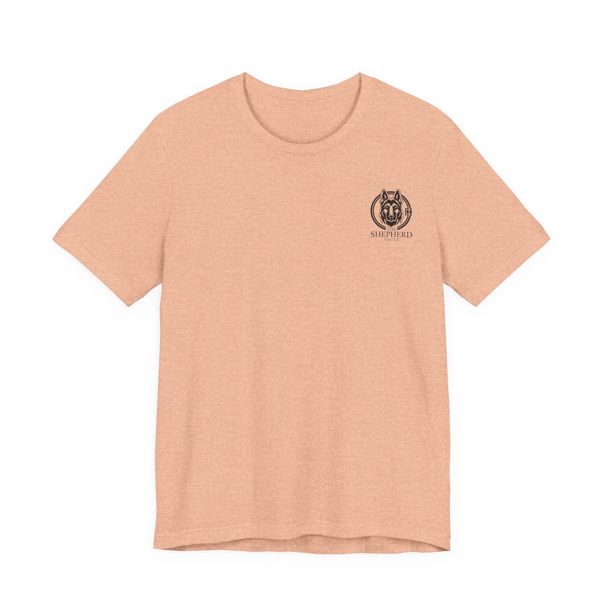 Men's Shepherd Tee | Bold Vertical 'SHEPHERD' with GSD Design