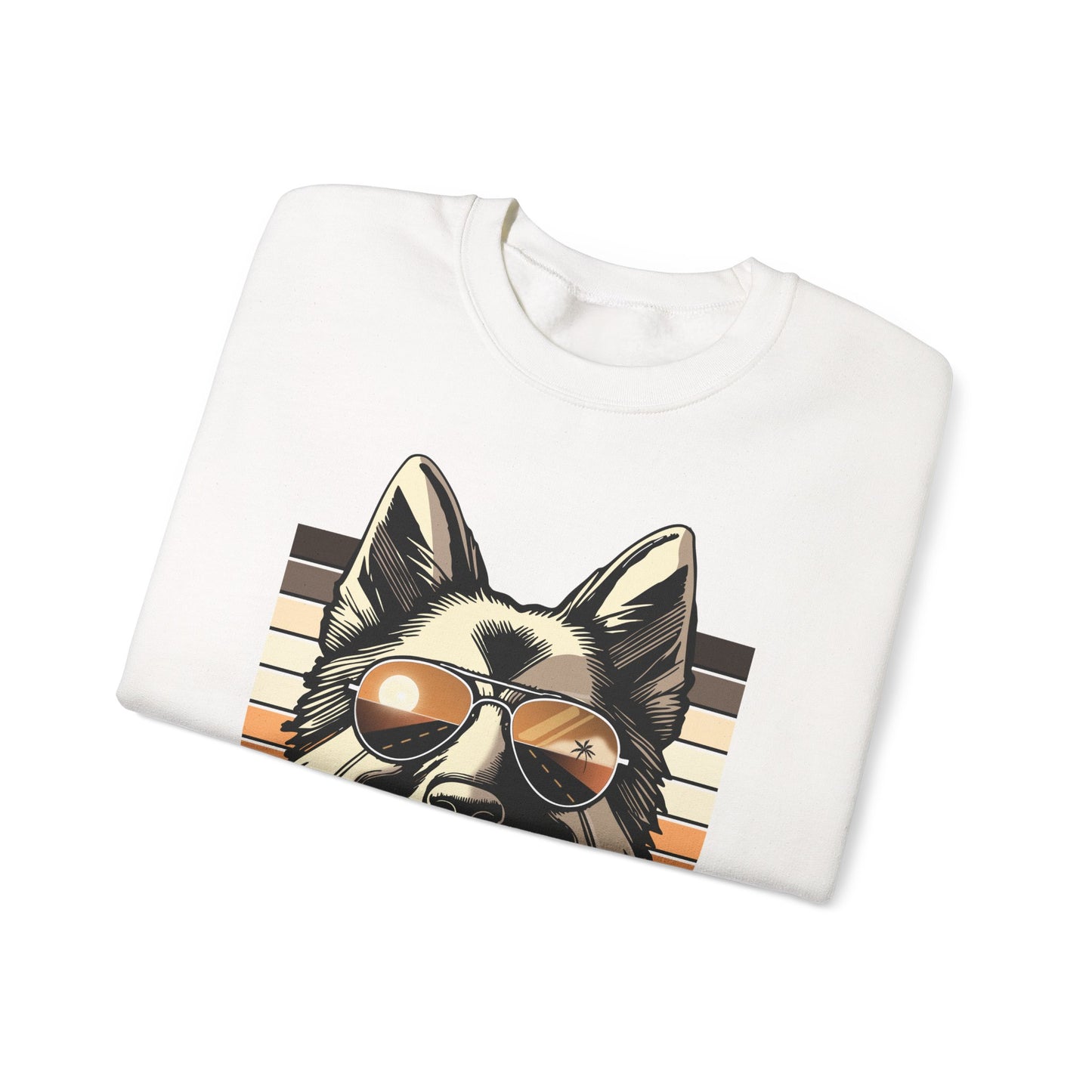 Women's Unauthorized Morale Sweatshirt | Retro Cool GSD Crewneck | Dog Lover Gift | Casual Wear