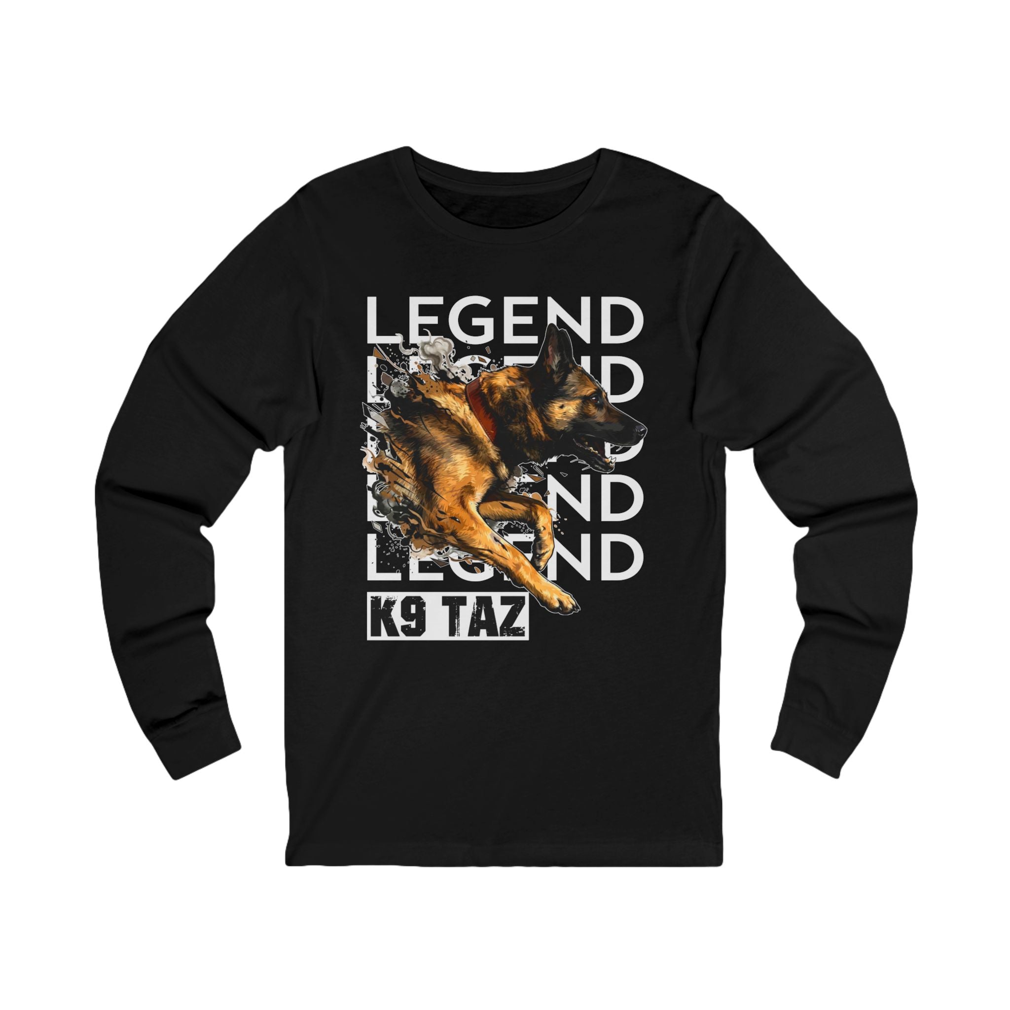 The “Legend in Motion” Long Sleeve Tee: Carry the Support Into Cooler Days | K9 Taz