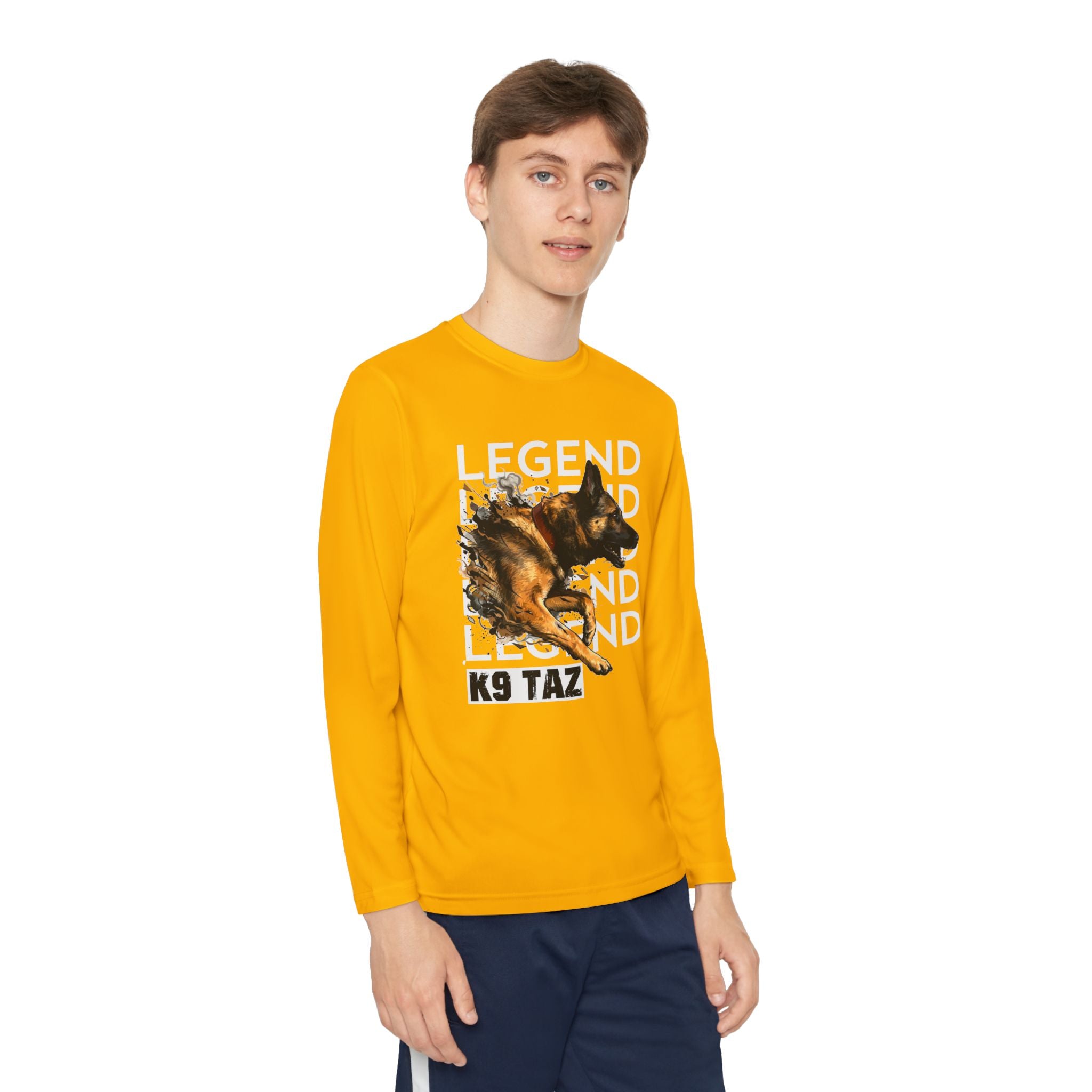 Youth “Legend In Motion” Long Sleeve Shirt | K9 Taz