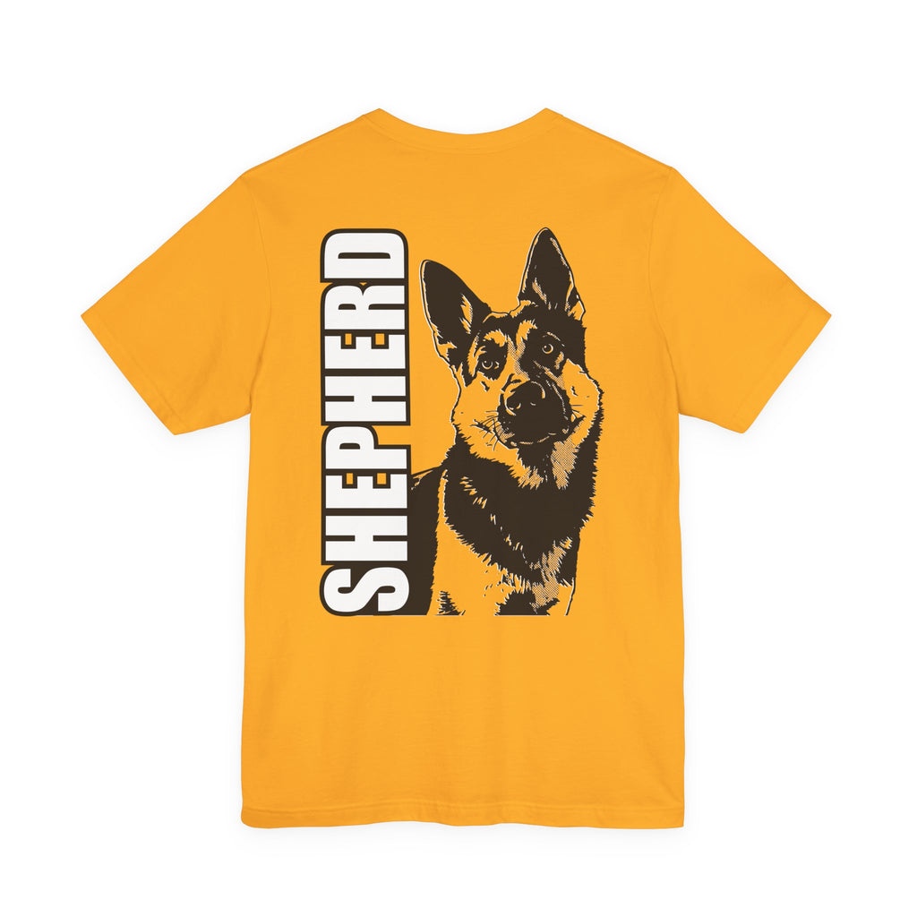 Women's Shepherd Tee | Bold Vertical 'SHEPHERD' with GSD Design