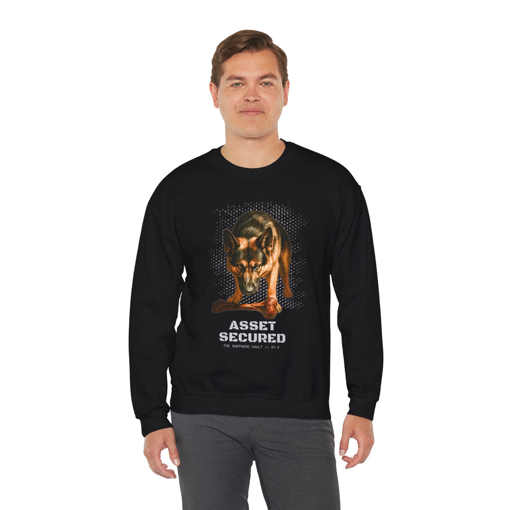 Men's Asset Secured Sweatshirt | Cool GSD Crewneck | German Shepherd Lover Gift