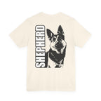 Men's Shepherd Tee | Bold Vertical 'SHEPHERD' with GSD Design