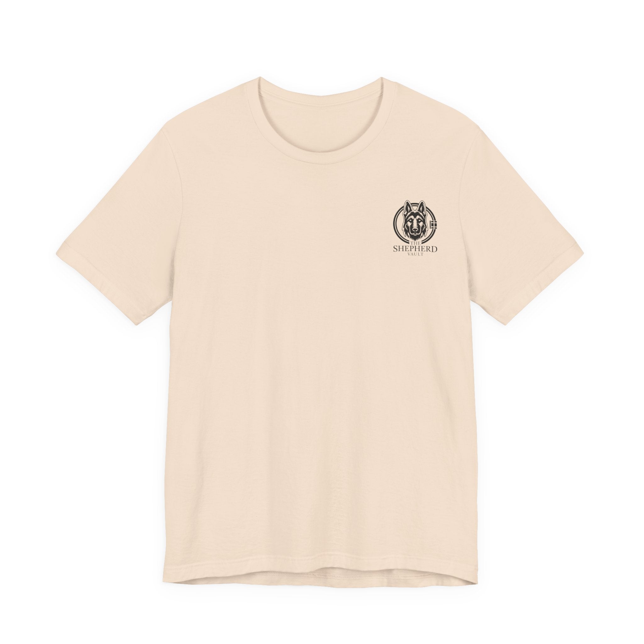 Women's Shepherd Tee | Bold Vertical 'SHEPHERD' with GSD Design