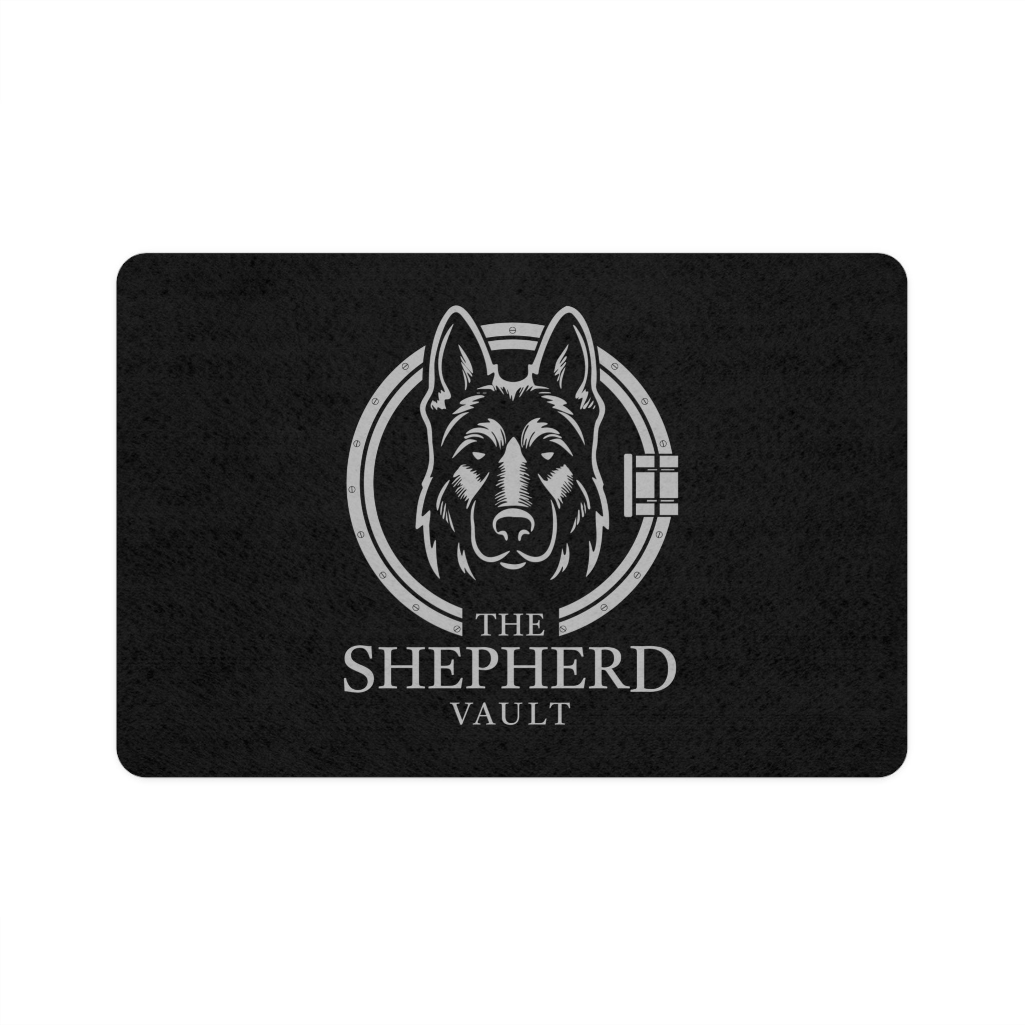 German Shepherd Food Mat | Vault-Issued Non-Slip & Waterproof Feeding Mat