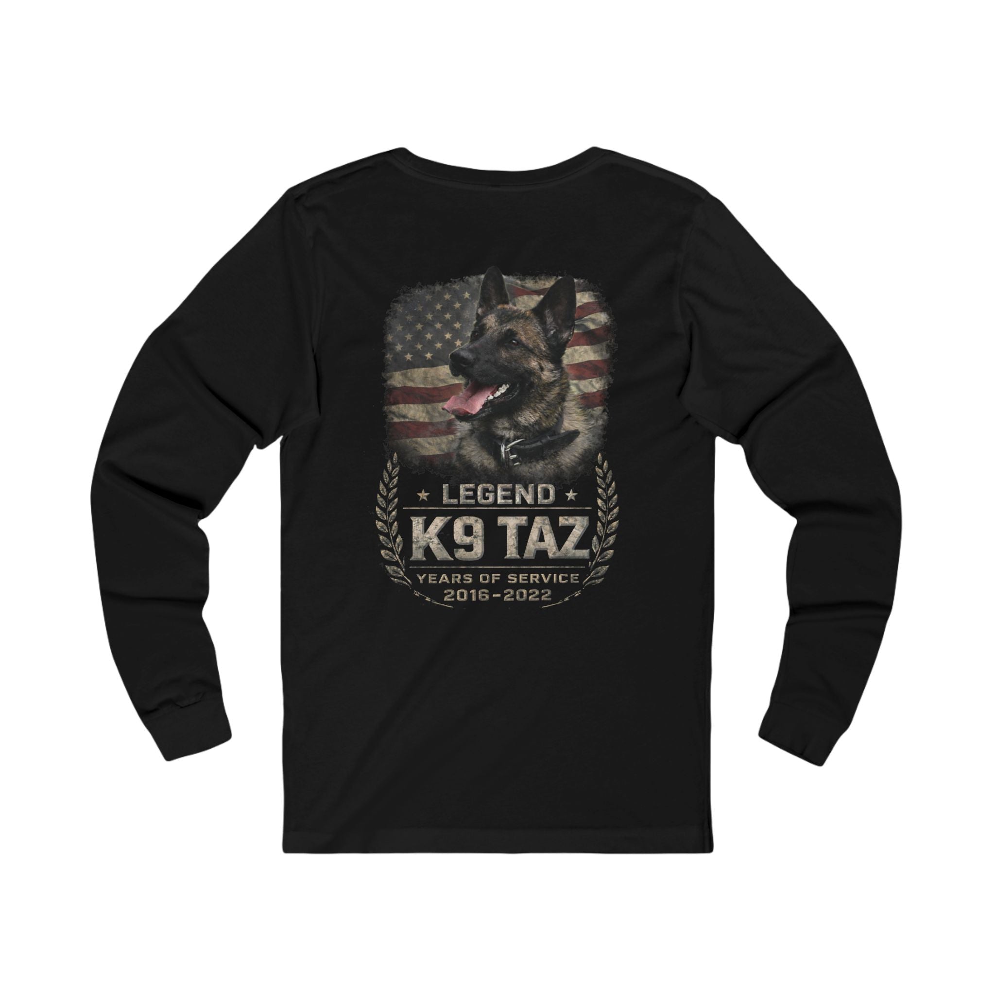 Women's "Legendary Grit" Long Sleeve Tee: Everyday Duty | Everyday Honor | K9 Taz