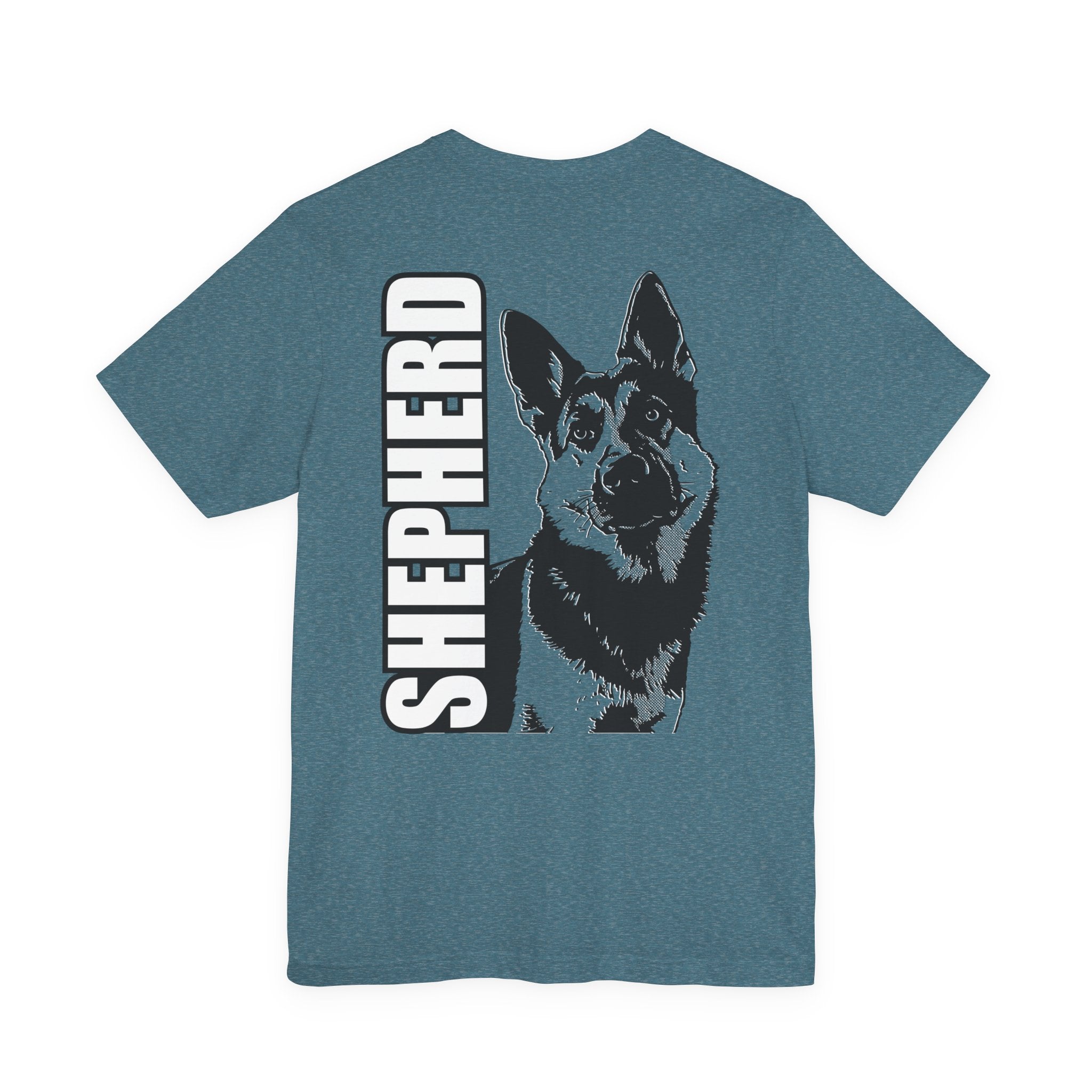 Women's Shepherd Tee | Bold Vertical 'SHEPHERD' with GSD Design