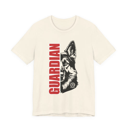 Women's Guardian Shepherd Tee | "The Shepherd Stands Guard" | Dog Lover T-Shirt