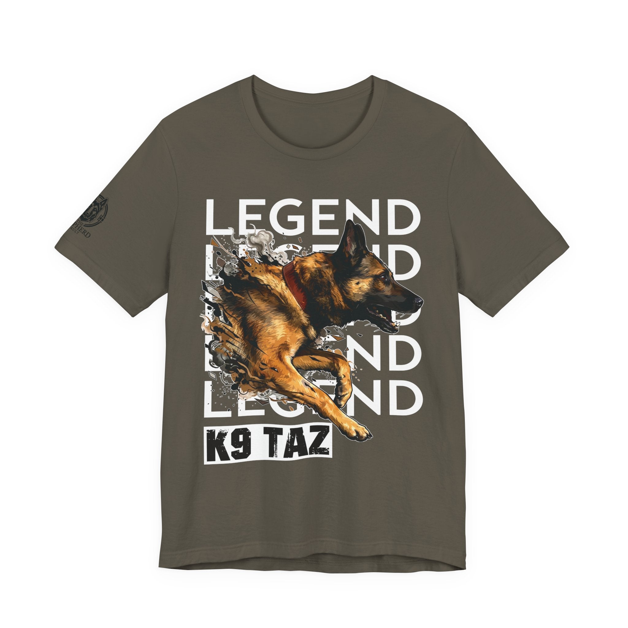 Women's “Legend In Motion” T-Shirt: Wear Your Support, Share the Story | K9 Taz