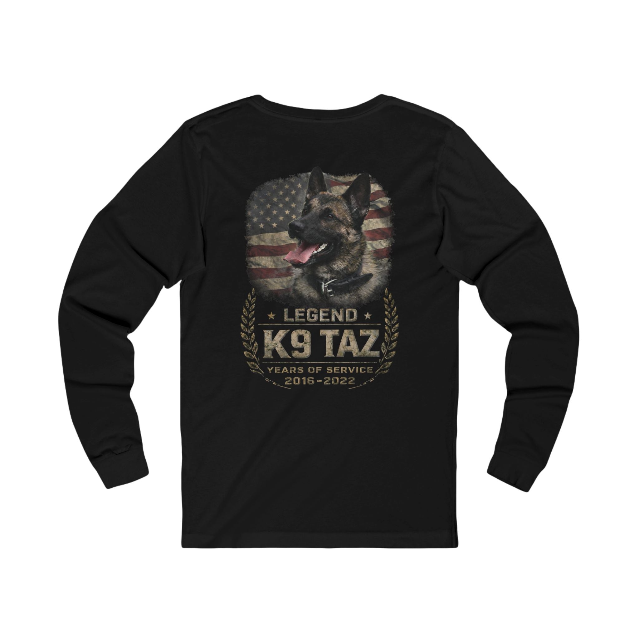 Women's "Legendary Grit" Long Sleeve Tee: Everyday Duty | Everyday Honor | K9 Taz
