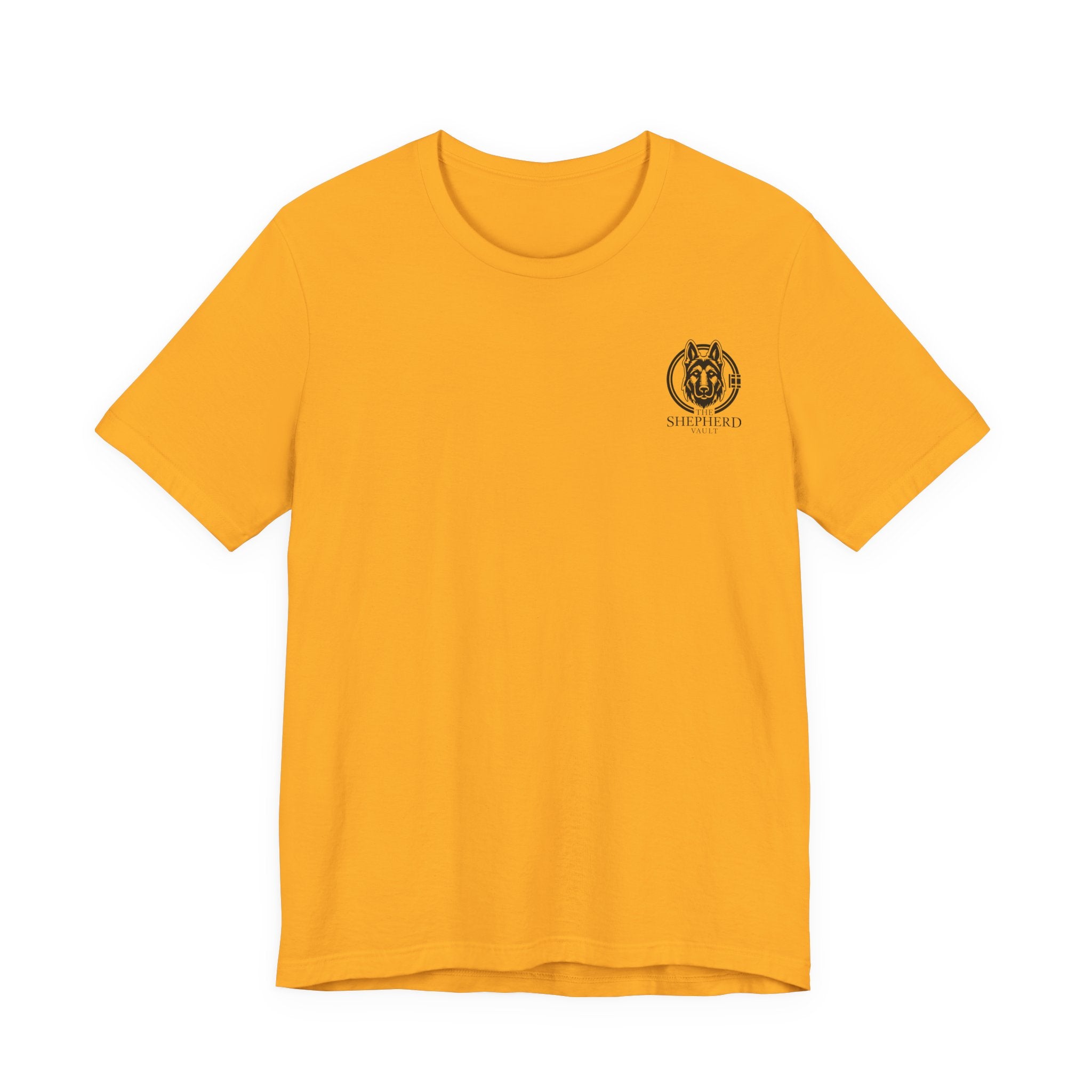 Women's Shepherd Tee | Bold Vertical 'SHEPHERD' with GSD Design