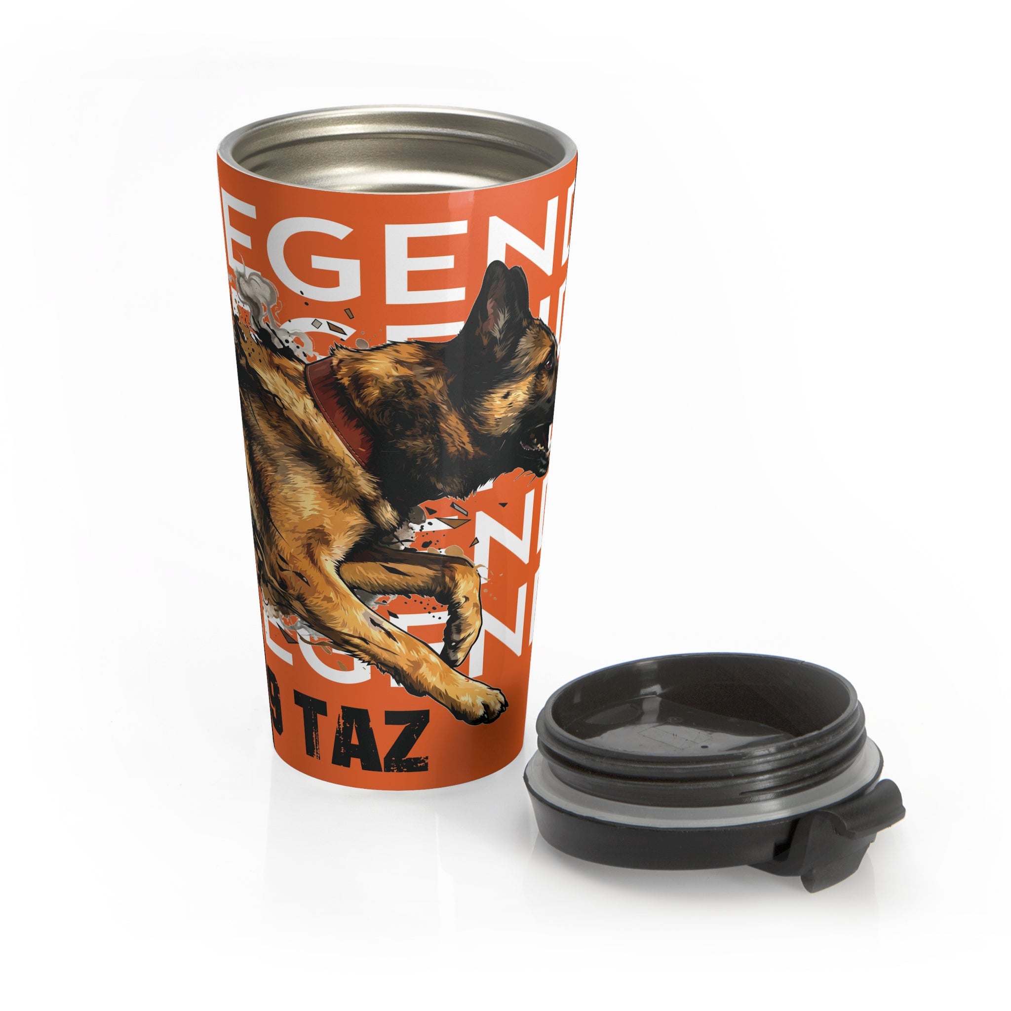 The “Legend in Motion” Travel Mug: Ready for the Day Ahead | K9 Taz