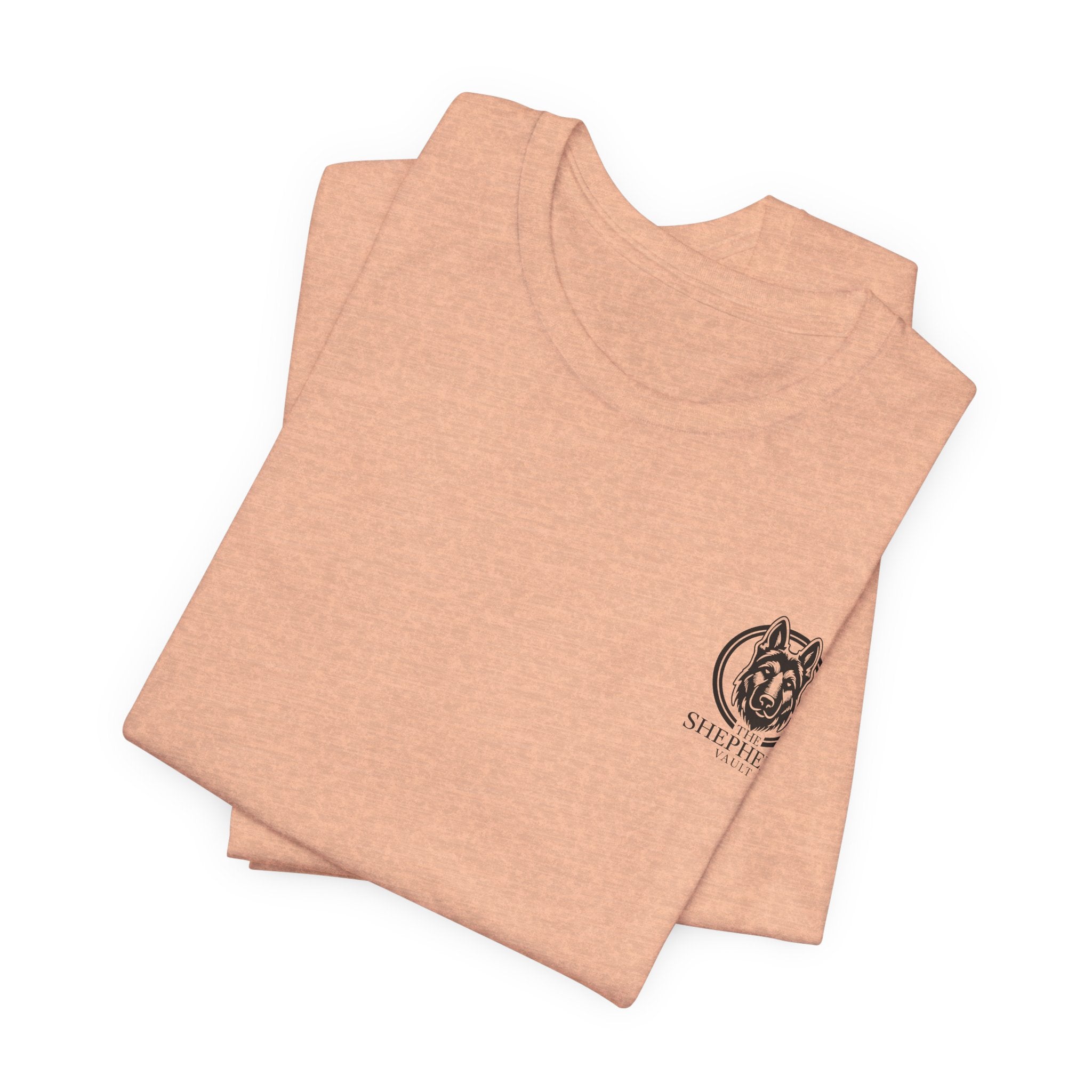 Men's Shepherd Tee | Bold Vertical 'SHEPHERD' with GSD Design