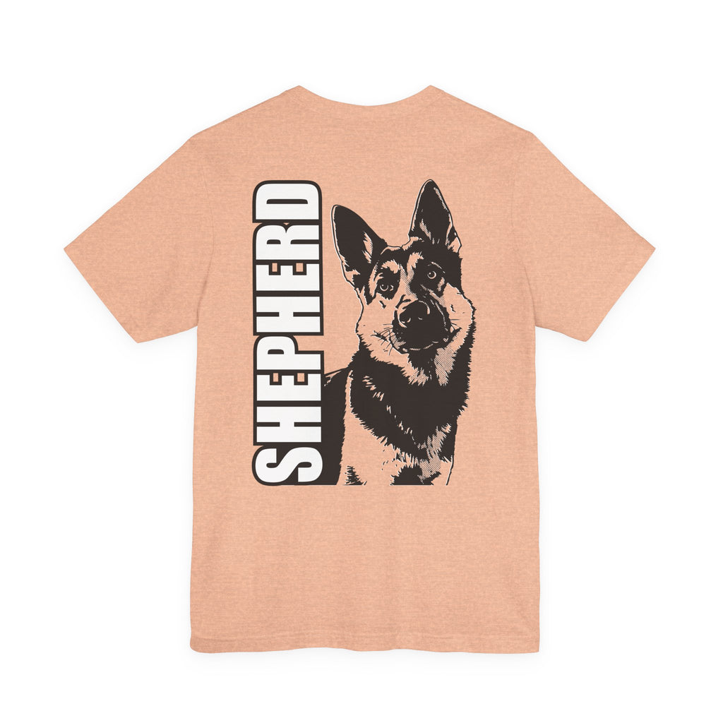Women's Shepherd Tee | Bold Vertical 'SHEPHERD' with GSD Design