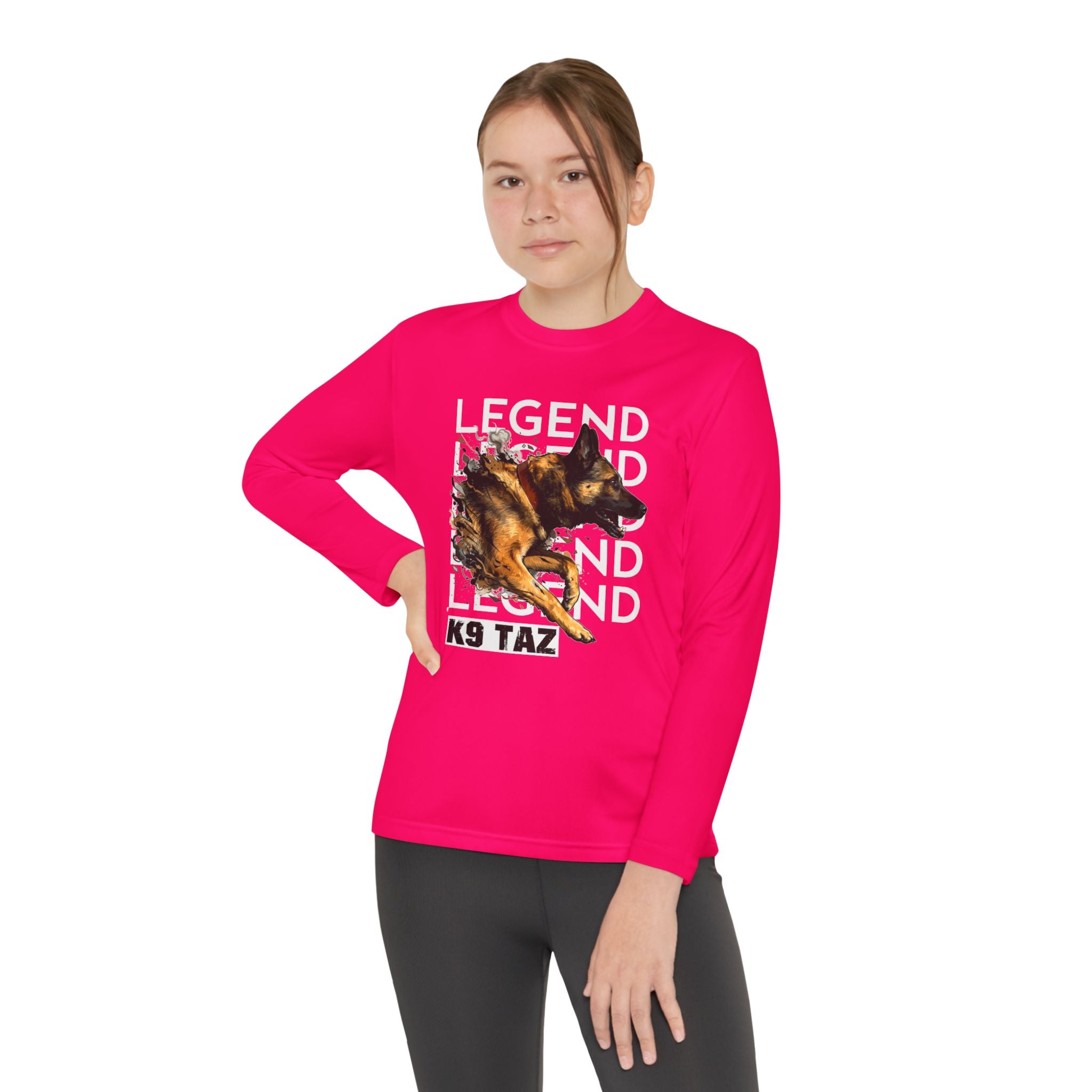 Youth “Legend In Motion” Long Sleeve Shirt | K9 Taz