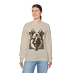 Unauthorized Morale Sweatshirt | Retro Cool GSD Crewneck | Dog Lover Gift | Casual Wear