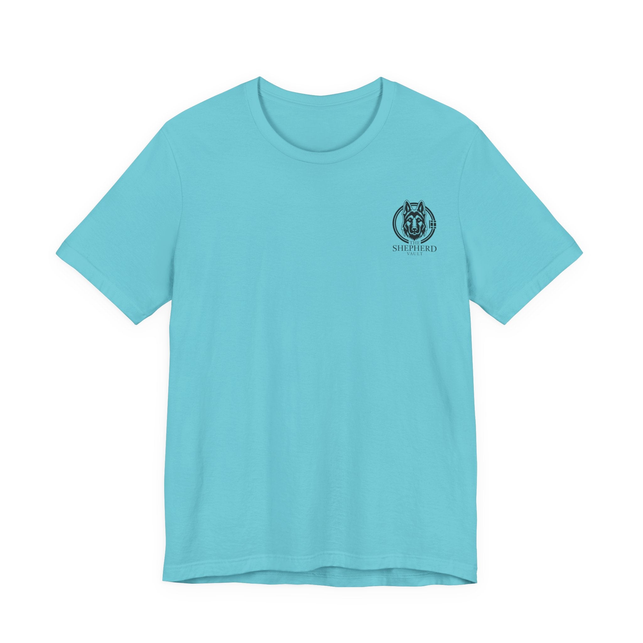 Women's Shepherd Tee | Bold Vertical 'SHEPHERD' with GSD Design