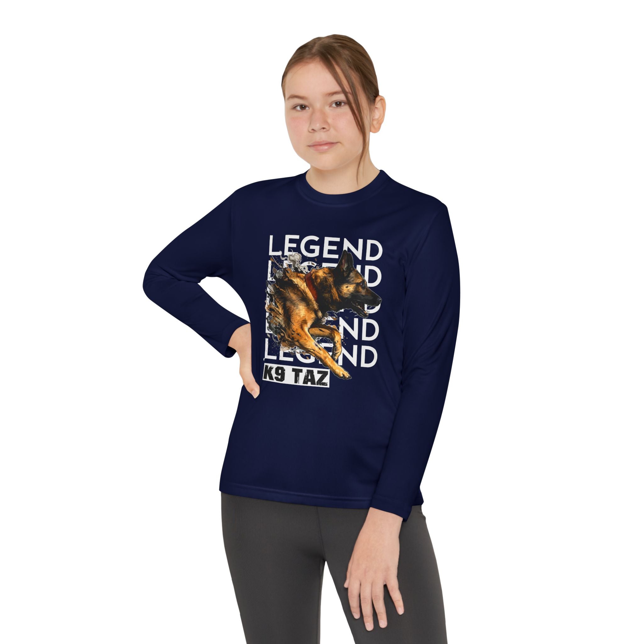 Youth “Legend In Motion” Long Sleeve Shirt | K9 Taz