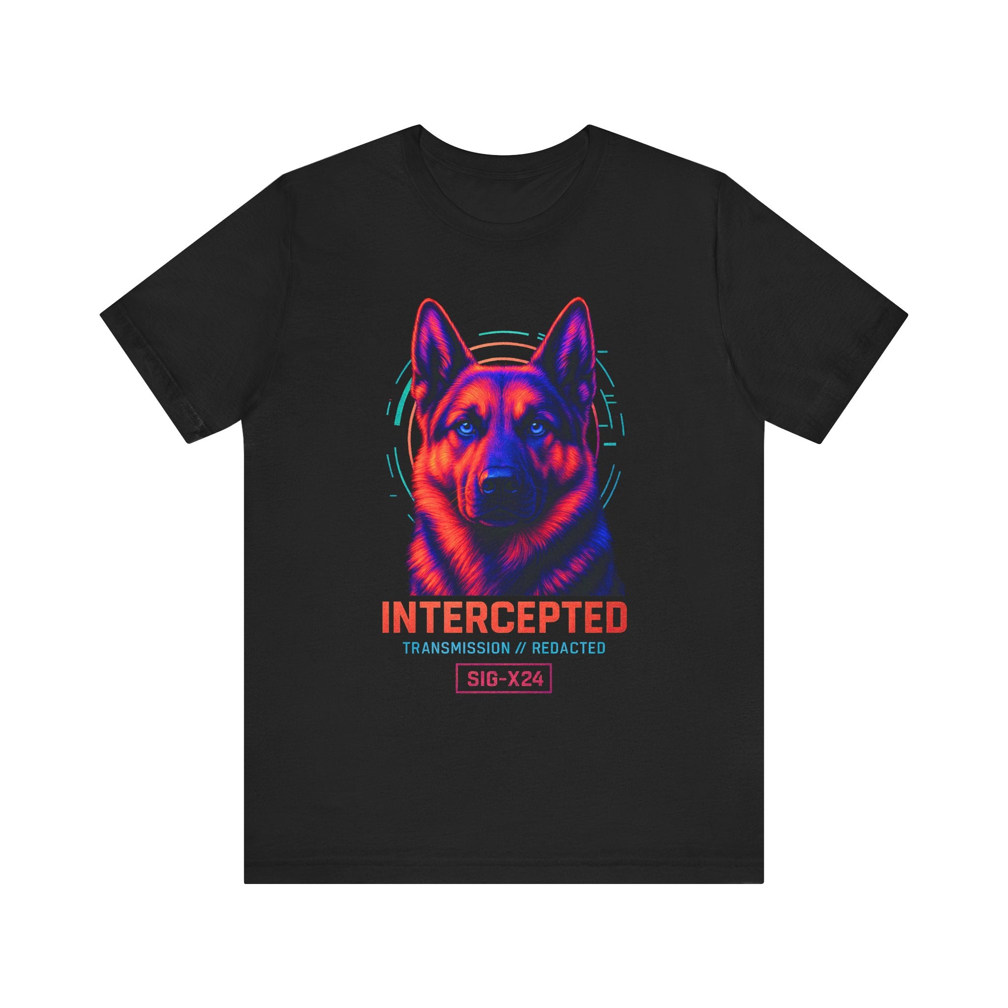 Men’s Intercepted Tee | German Shepherd Graphic T-Shirt | Tactical Design
