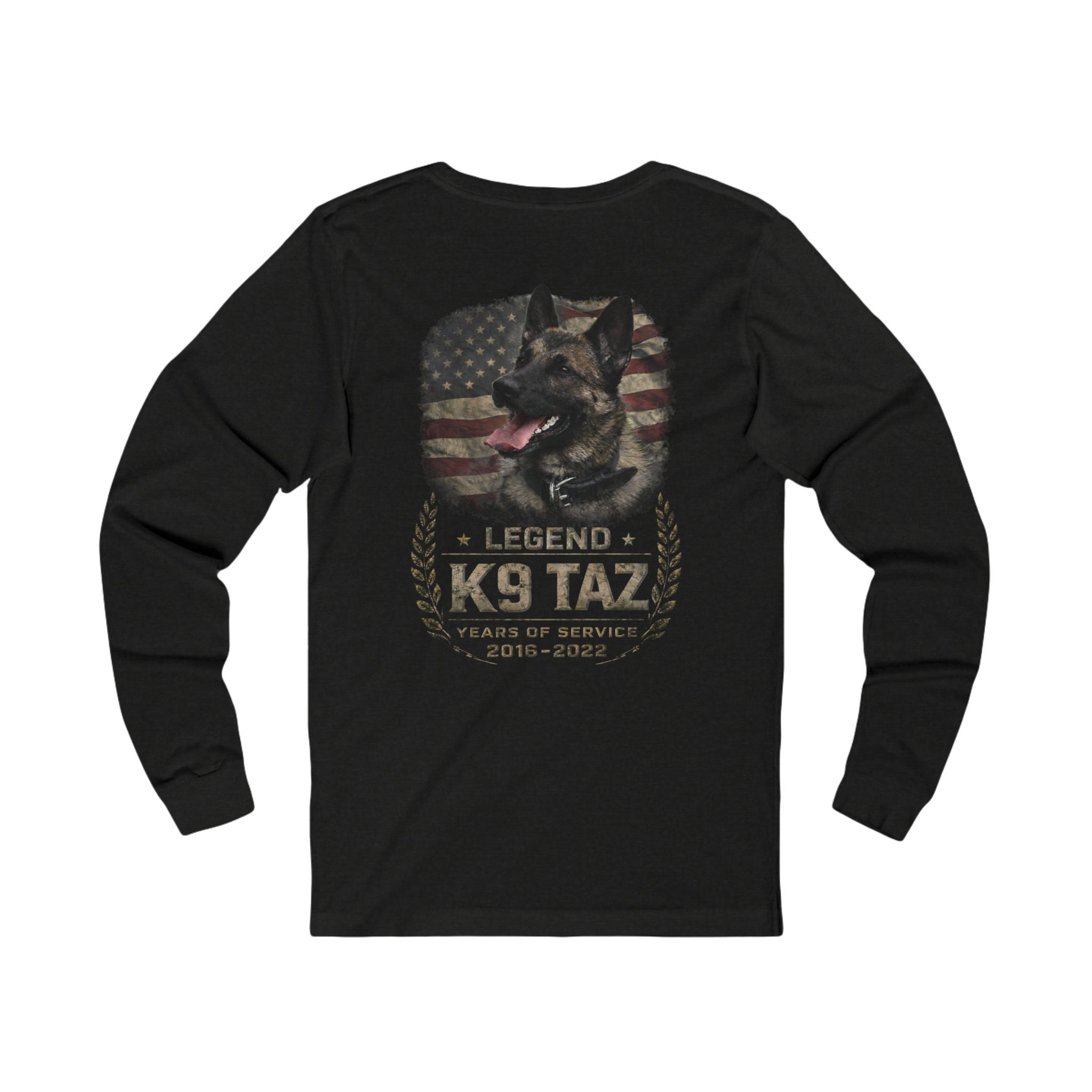 Women's "Legendary Grit" Long Sleeve Tee: Everyday Duty | Everyday Honor | K9 Taz