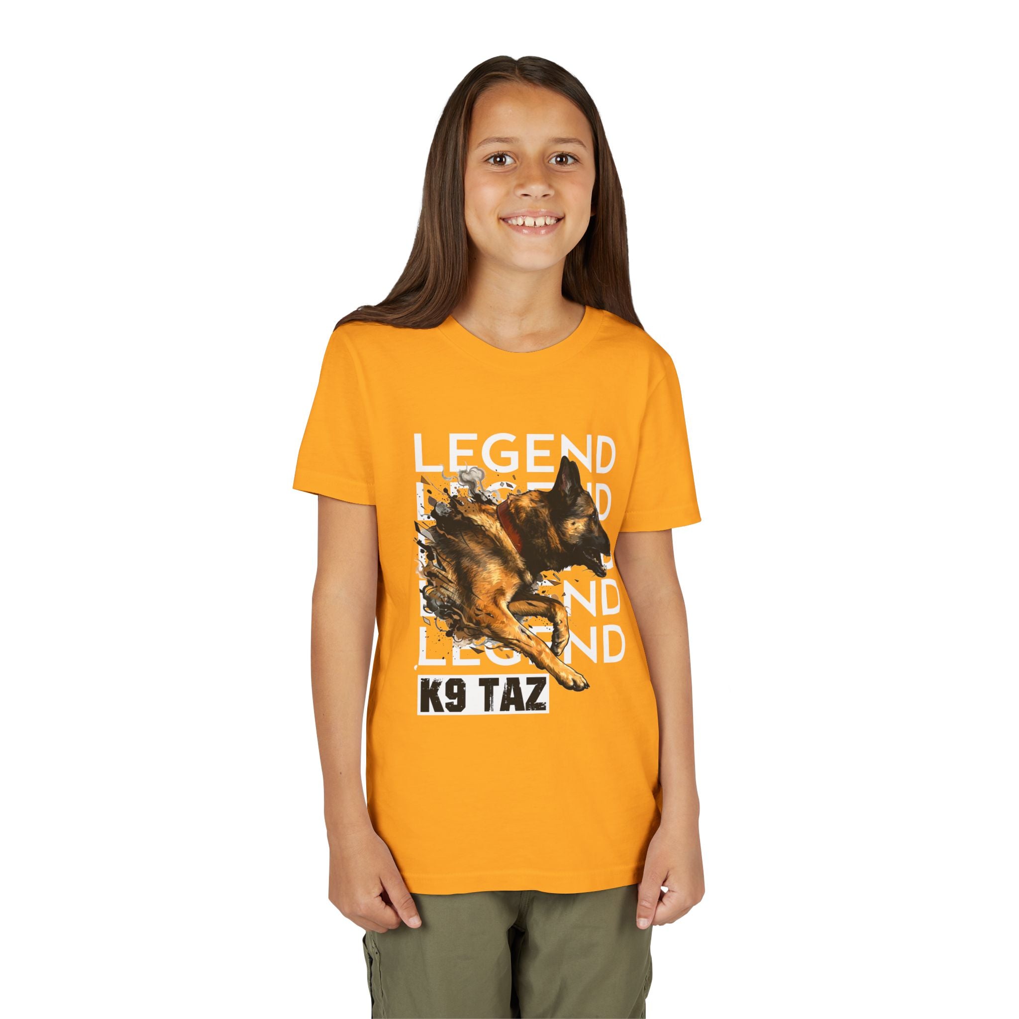 Youth “Legend In Motion” T-shirt | Retired Police Dog Tee | K9 Taz