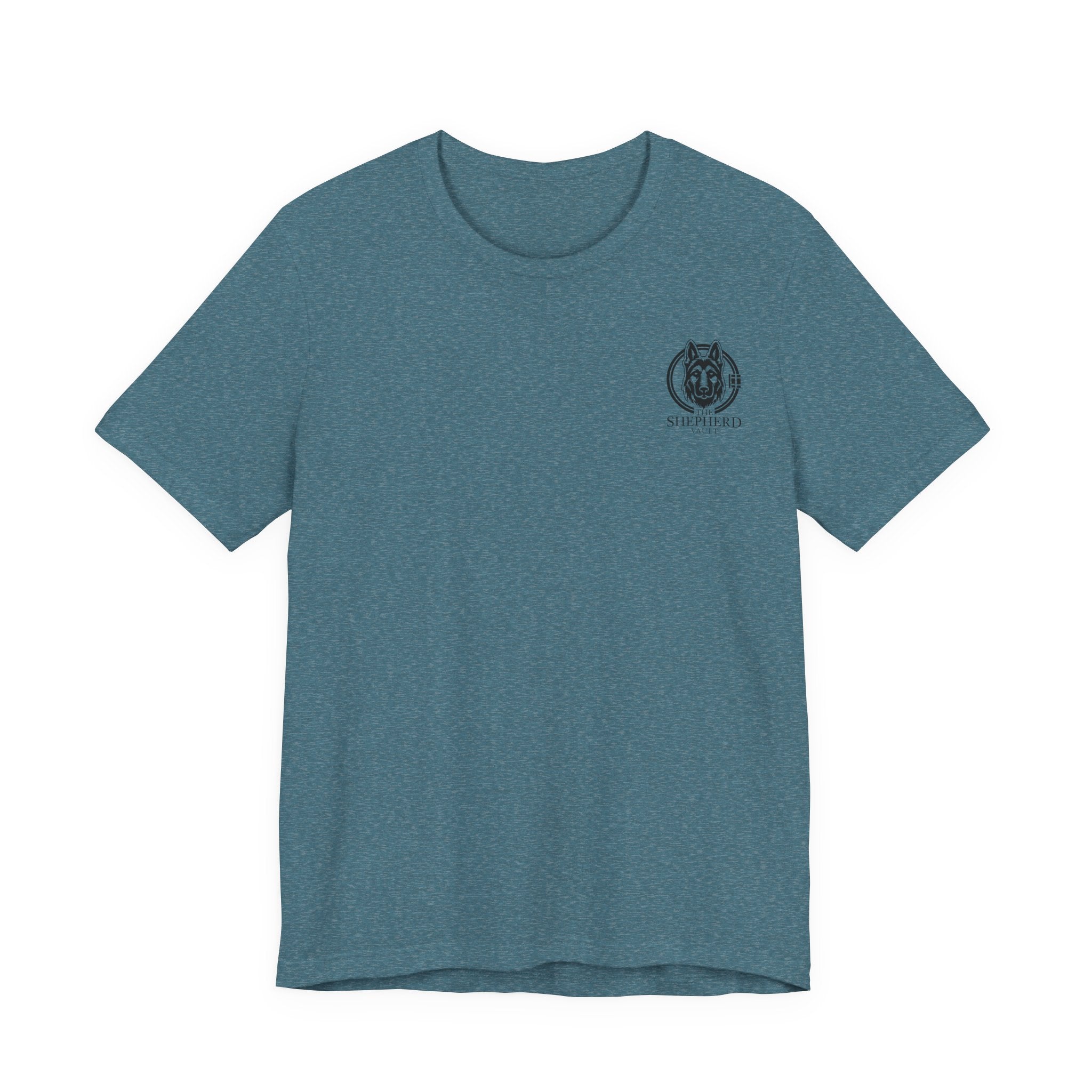 Women's Shepherd Tee | Bold Vertical 'SHEPHERD' with GSD Design
