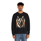 Men's Unauthorized Morale Sweatshirt | Retro Cool GSD Crewneck | Dog Lover Gift | Casual Wear