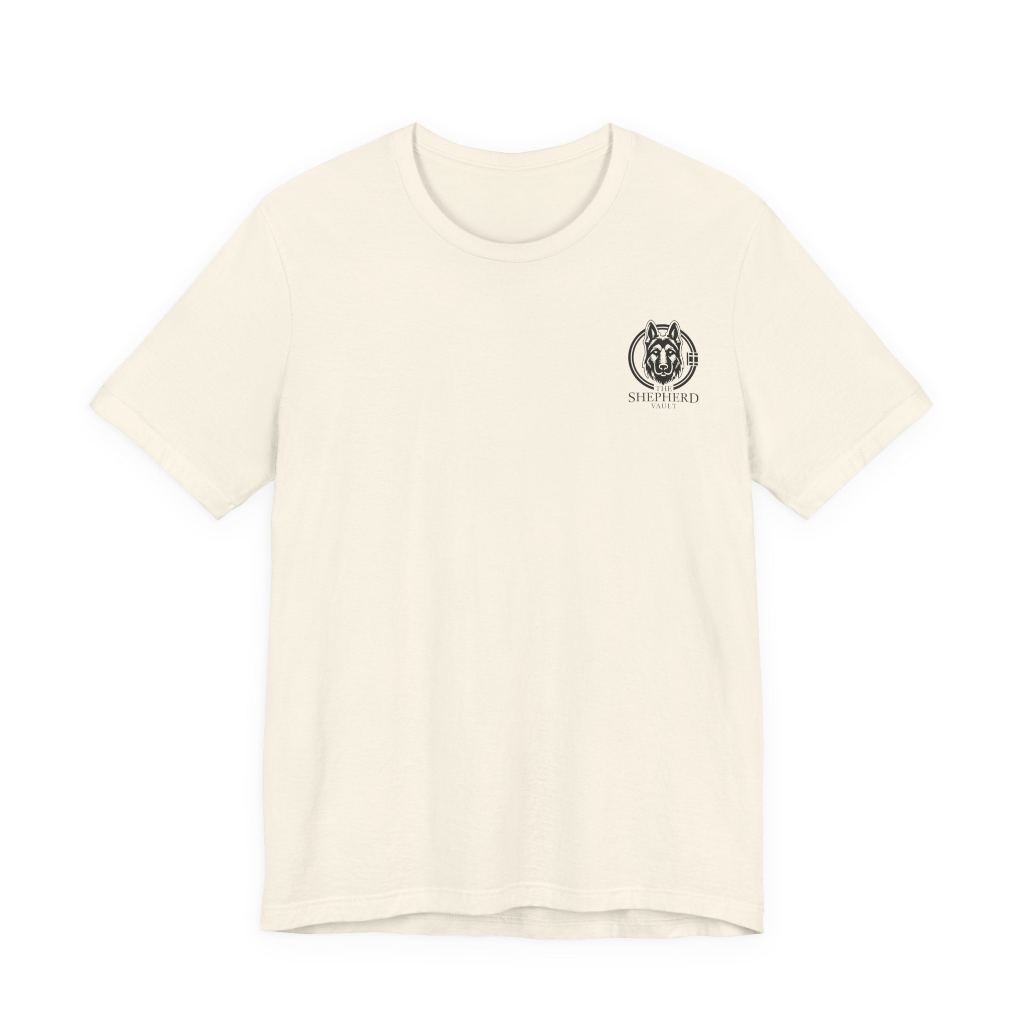 Women's Shepherd Tee | Bold Vertical 'SHEPHERD' with GSD Design