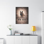 The "Legend Among Us' Tribute Matte Canvas | K9 Taz