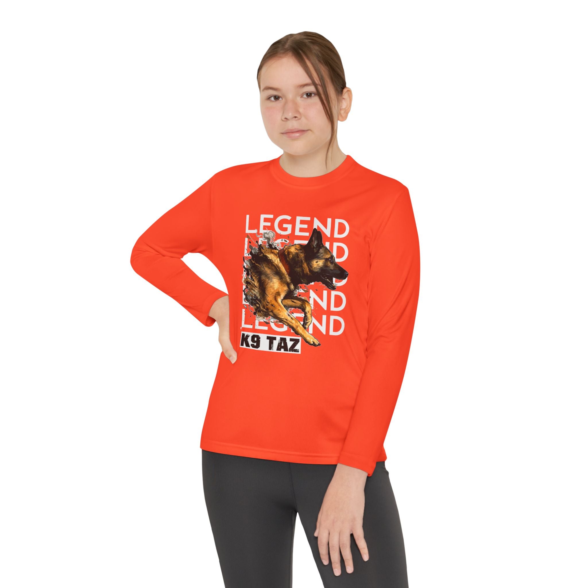 Youth “Legend In Motion” Long Sleeve Shirt | K9 Taz