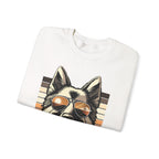 Men's Unauthorized Morale Sweatshirt | Retro Cool GSD Crewneck | Dog Lover Gift | Casual Wear