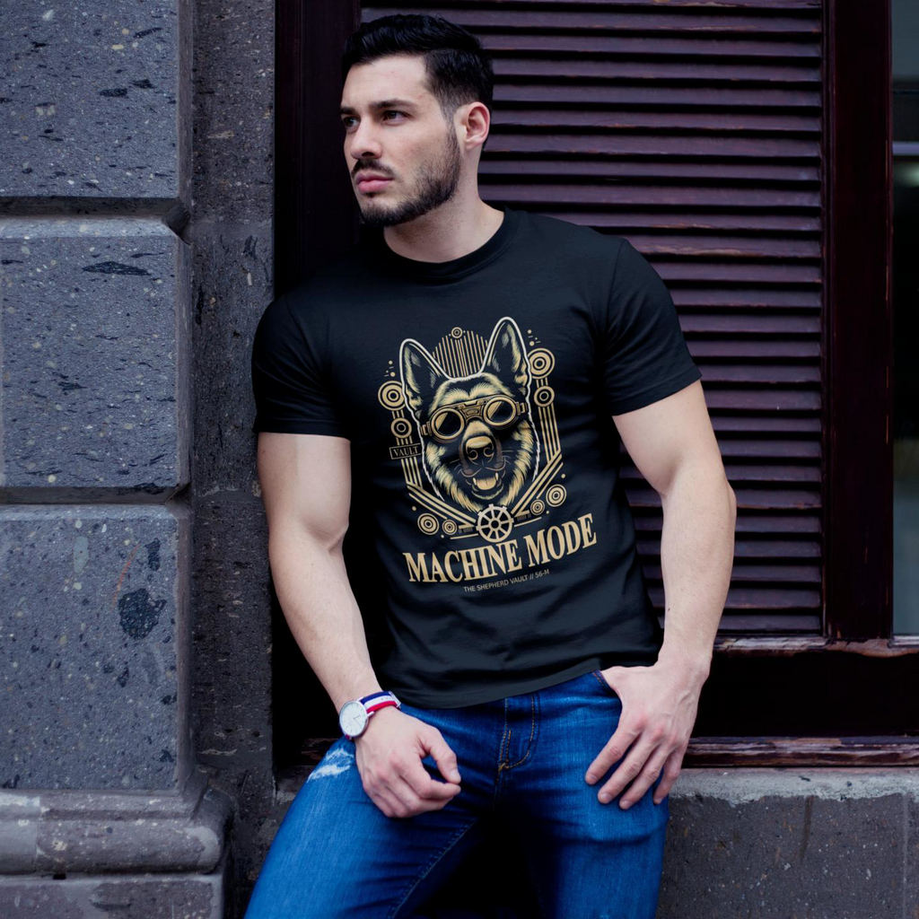 Men’s Machine Mode Tee | Premium German Shepherd Apparel | The Shepherd Vault
