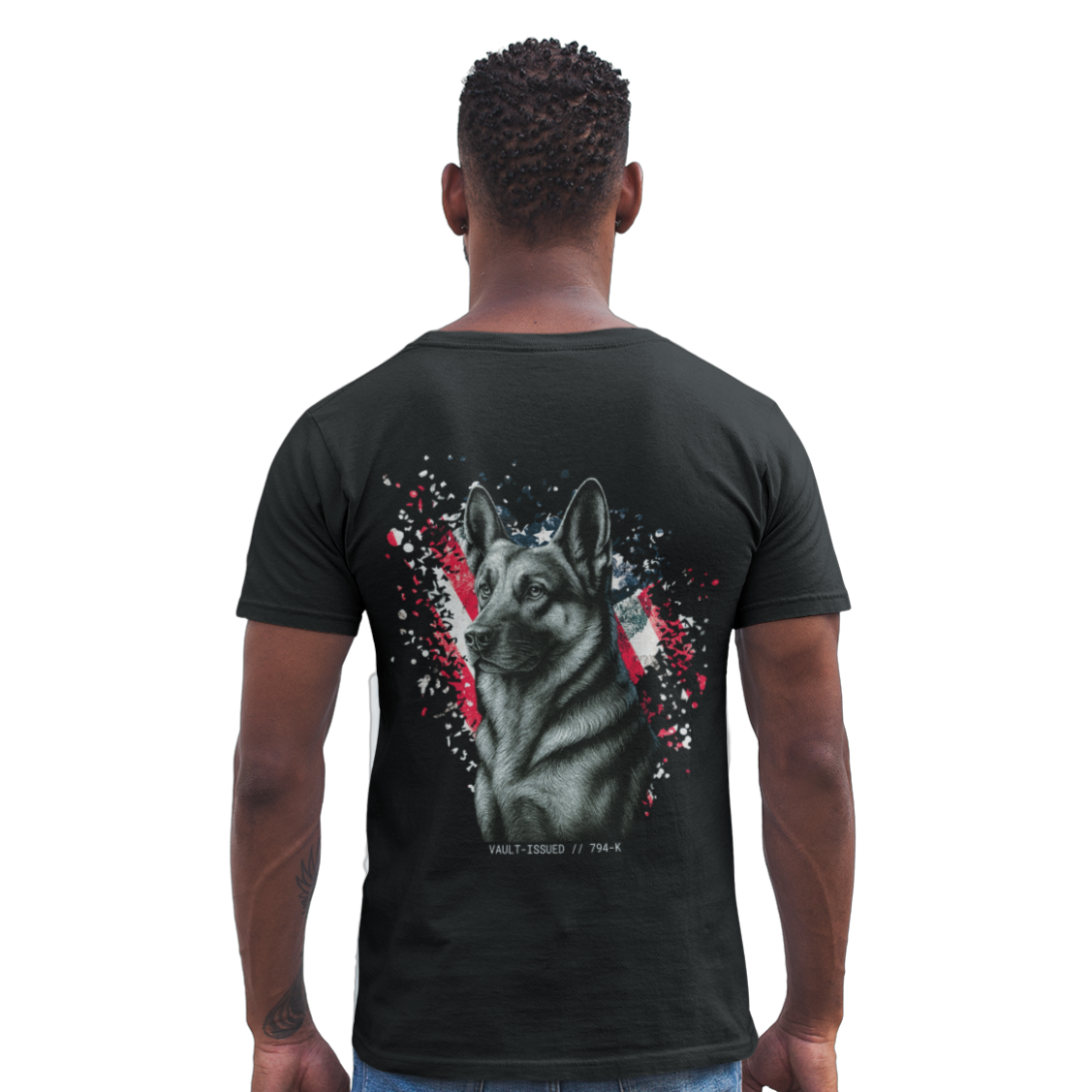 Men's Guardian Tee | Patriotic GSD Shirt