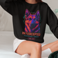 Women's Intercepted Sweatshirt | Bold GSD Crewneck | German Shepherd Lover Gift