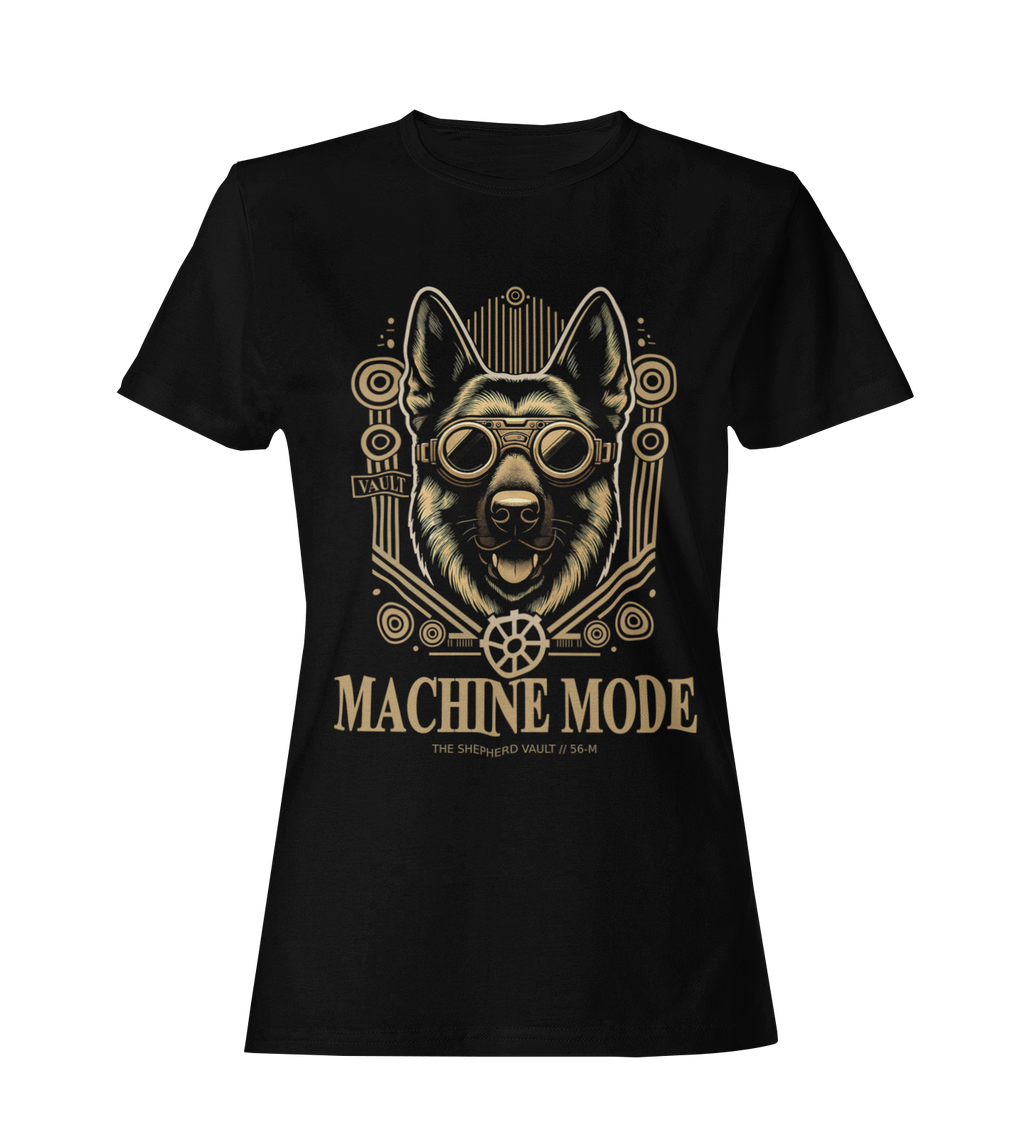 Women's Machine Mode Tee | Premium GSD Apparel