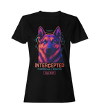 Women's Intercepted Tee | Graphic Tee for GSD Lovers and Streetwear Fans