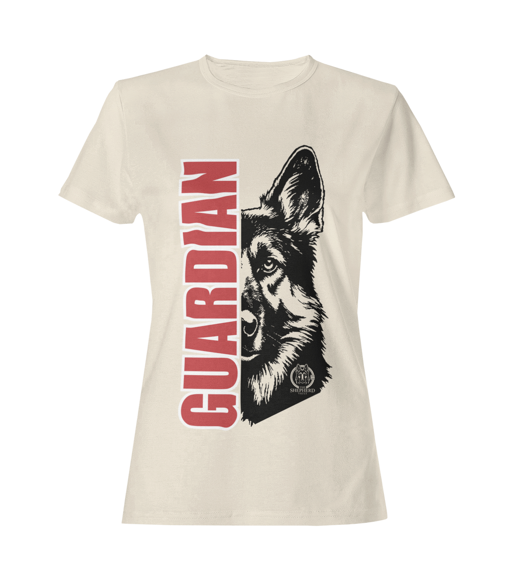 Women's Guardian Shepherd Tee | "The Shepherd Stands Guard" | Dog Lover T-Shirt