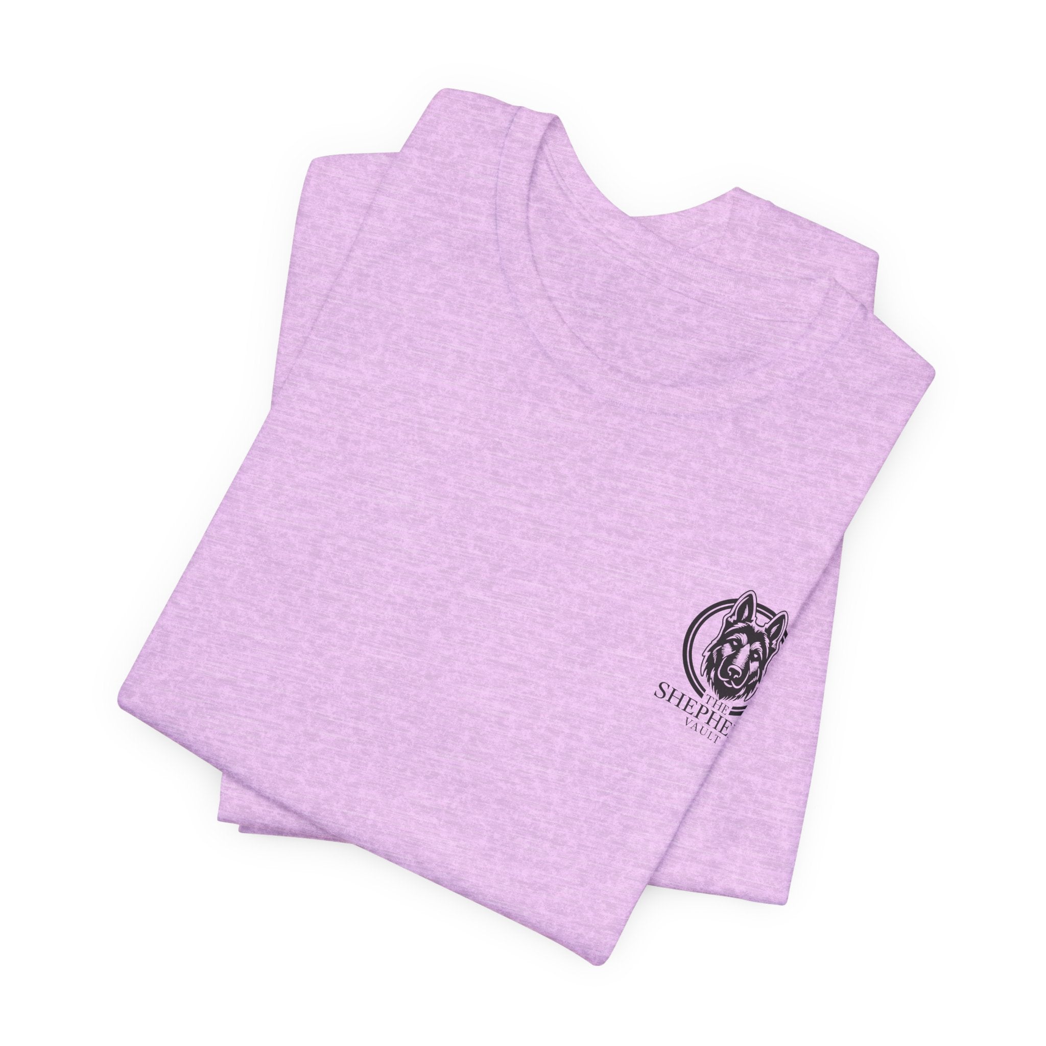 Men's Shepherd Tee | Bold Vertical 'SHEPHERD' with GSD Design