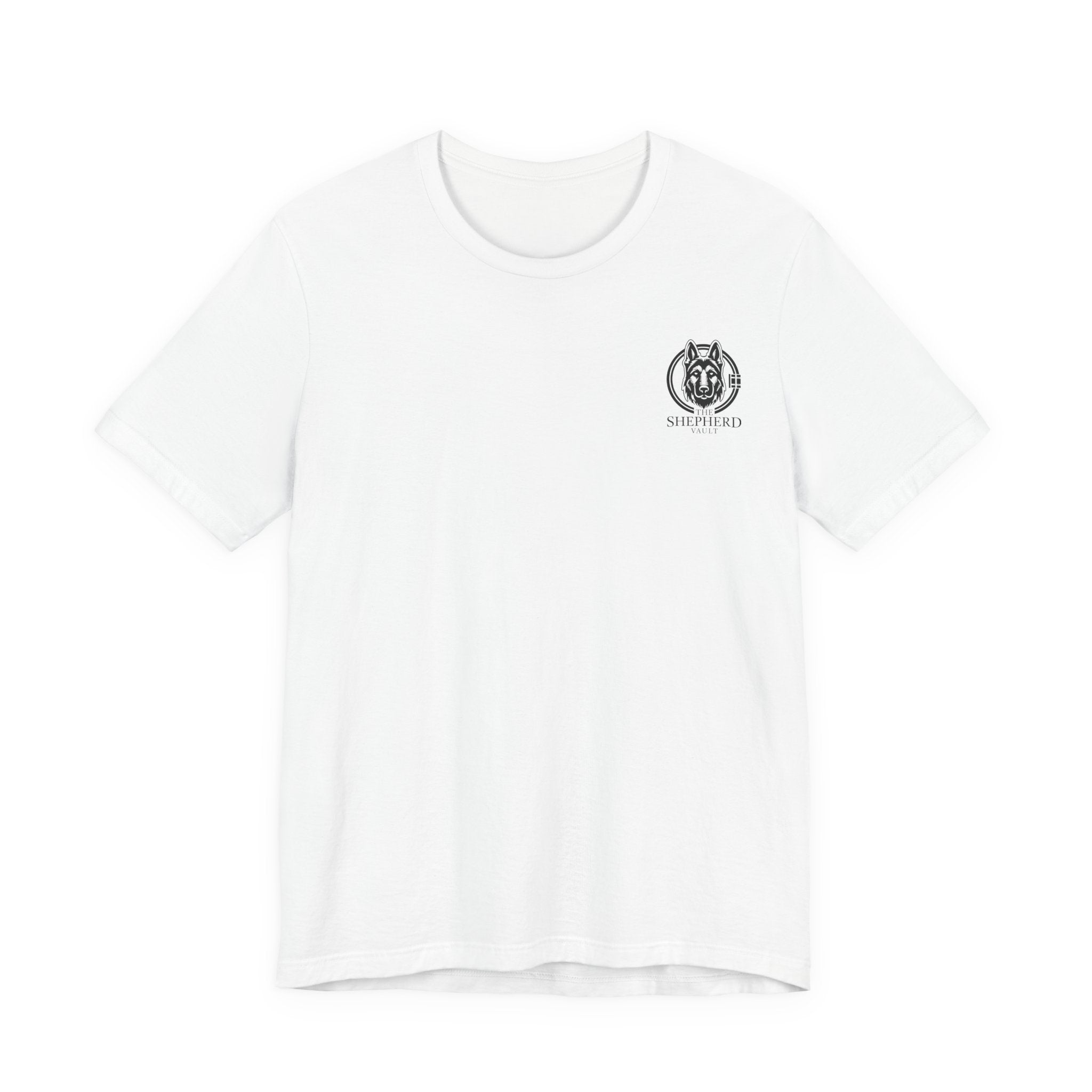 Women's Shepherd Tee | Bold Vertical 'SHEPHERD' with GSD Design