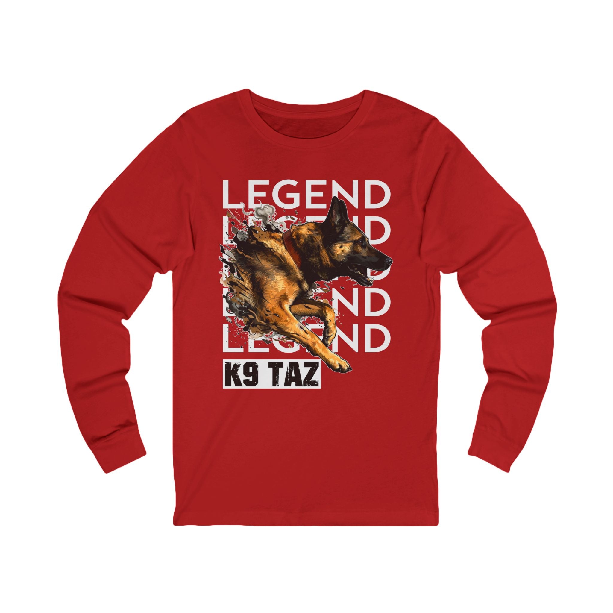 The “Legend in Motion” Long Sleeve Tee: Carry the Support Into Cooler Days | K9 Taz