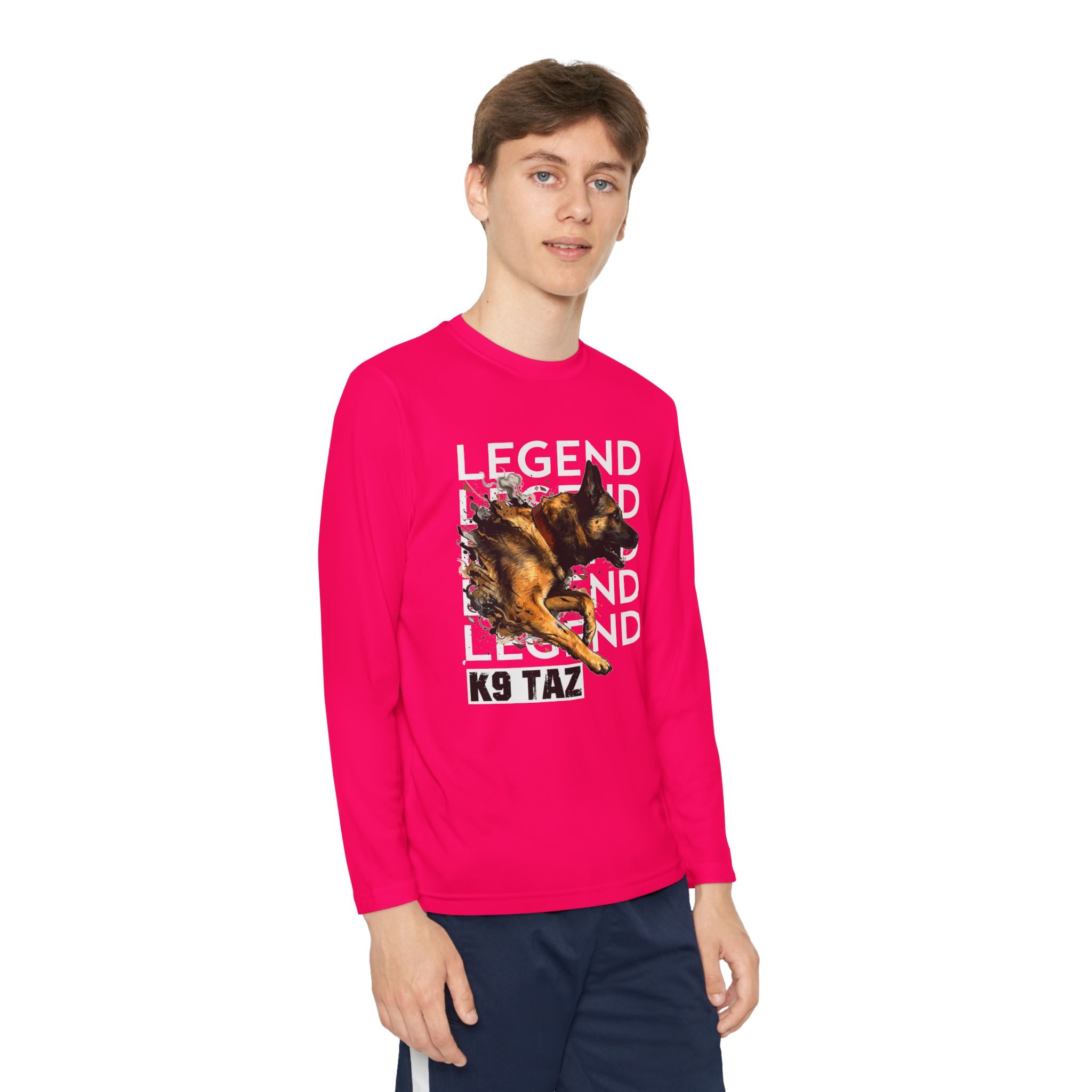 Youth “Legend In Motion” Long Sleeve Shirt | K9 Taz